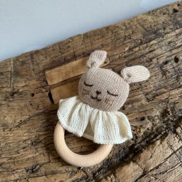 Anneau de dentition lapin sable