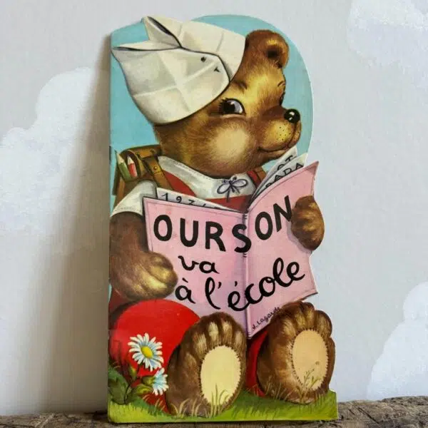 Livre souple "Ourson va à l'école"